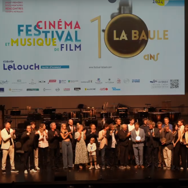Le Festival de Cinéma et de Musique de Film de La Baule, créé par Christophe Barratier et Sam Bobino, dont c’était la dixième édition (du 26 au 30 juin), a décerné ses prix lors d’une cérémonie qui s’est déroulée samedi 29 juin dans la grande salle du Palais des congrès et des festivals Jacques-Chirac - Atlantia, comble pour l’occasion